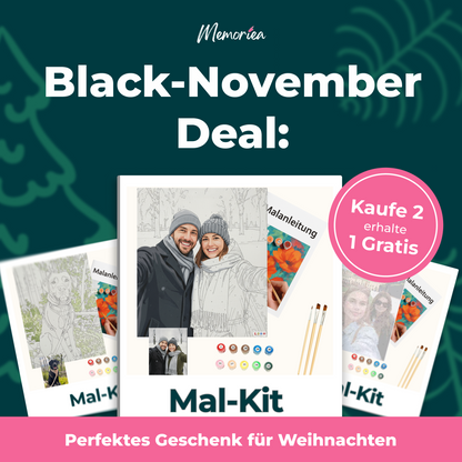 Personalisiertes Malen nach Zahlen Set mit eigenem Foto