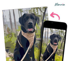 Personalisiertes Malen nach Zahlen Set mit eigenem Foto