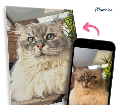 Personalisiertes Malen nach Zahlen Set mit eigenem Foto